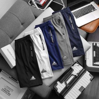 Tổng Short xi giãn/ thun poly dày dặn mịn mát, trơn láng, co giãn 4c, 3 túi có khoá kéo. Full tem tag, bao zip Size : m l xl 2xl 3xl /12221/8c 50 màu