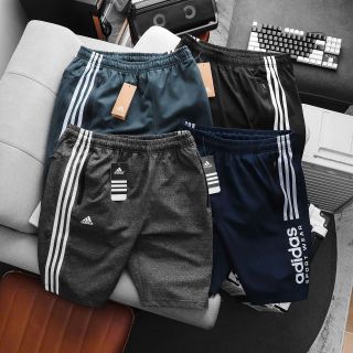 Tổng Short xi giãn/ thun poly dày dặn mịn mát, trơn láng, co giãn 4c, 3 túi có khoá kéo. Full tem tag, bao zip Size : m l xl 2xl 3xl /12221/8c 50 màu