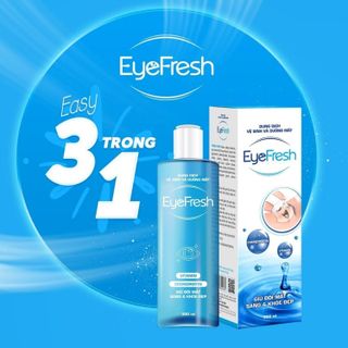 Nước Rửa Mắt EYEFRESH 300ml Vệ Sinh và Dưỡng Mắt Giúp Làm Sạch Bụi Bẩn, Hỗ Trợ Giảm Khô Mắt, Mỏi Mắt
