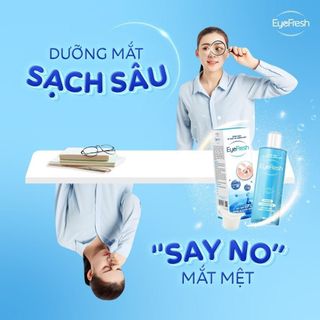 Nước Rửa Mắt EYEFRESH 300ml Vệ Sinh và Dưỡng Mắt Giúp Làm Sạch Bụi Bẩn, Hỗ Trợ Giảm Khô Mắt, Mỏi Mắt