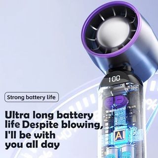 QUẠT SẠC USB NHỎ DI ĐỘNG CÓ THỂ SẠC LẠI LED