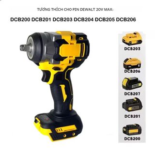 Không chổi than Thân máy bulong máy bắn vít dùng pin dewalt gốc