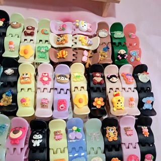 KẸP CÀNG CUA 5 RĂNG ĐÍNH CHARM XINH ĐỦ LOẠI