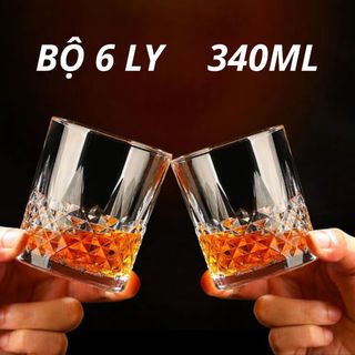 BỘ 6 LY THỦY TINH 340ML DSKB028- 2