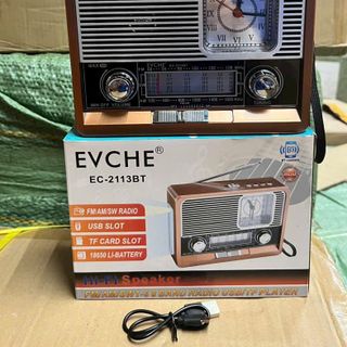 Đài FM Bluetooth/USB/TF EVCHE EC-2113BT