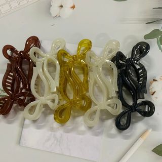 KẸP NƠ TIỂU THƯ TRƠN MIX ĐỦ MÀU