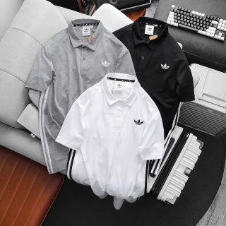 Polo das vải chính hãng cực đẹp. Thun poly 4c trơn láng, mát rượi, co giãn 4c thoải mái, logo thêu Size : m l xl 2xl 3xl /12221/8c 3 màu/ ri 24c