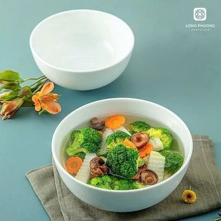 TÔ SỨ TRẮNG SIZE 7