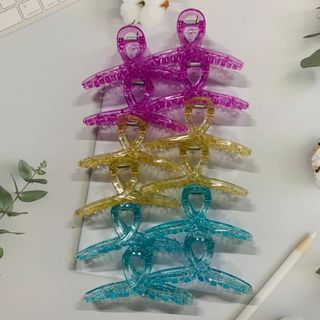 KẸP NGOẠM VUÔNG - CHÉO MIX MÀU