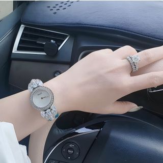 XẢ KHO ĐỒNG HỒ NỮ CAO CẤP BIAGET DÂY DA VIỀN XOÀN LÁ