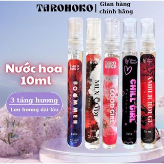 [Sale Vỏ chai mới] Nước hoa Nam Nữ (5 mùi) 10ml - Lưu hương dài lâu - Tarohoko