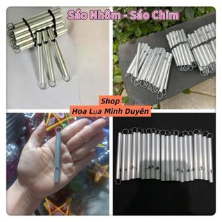 Sỉ 10 Chiếc Sáo Nhôm , Sáo Chim , Còi Chim , Sáo Rút Nhôm Vui Nhộn , Đồ Chơi Dân Gian Truyền Thống Của Trẻ Em , Giá Tận Xưởng SX