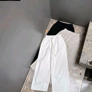Quần Kaki nữ hack dáng cạp cao, ống rộng, lưng thun (mã: HTB115)
