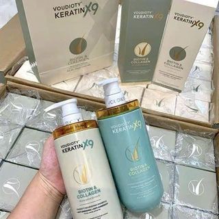 BỘ ĐÔI DƯỠNG TÓC BIOTIN & COLLAGEN – VOU DIOTY KERATIN X9