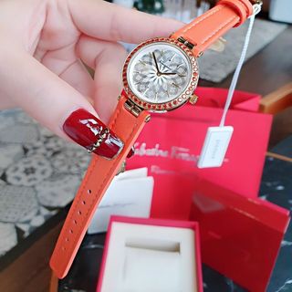 ĐỒNG HỒ NỮ CAO CẤP THỤY SĨ SALVATO DÂY DA VIỀN ĐÁ