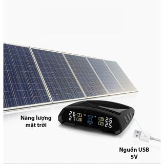 Cảm biến áp suất lốp ô tô cao cấp CareUD model T802C, phiên bản van gắn trong