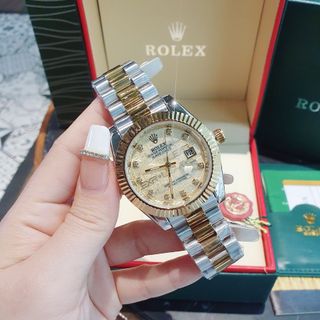 ĐỒNG HỒ NAM THỜI TRANG RÔLET MẶT LOGO HÃNG