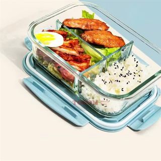 Hộp đựng thực phẩm thủy tinh 3 ngăn giá sỉ
