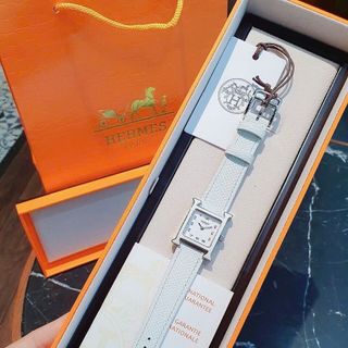 ĐỒNG HỒ NỮ CAO CẤP HERMEC DÂY DA MẶT SỐ NIỀNG THÉP