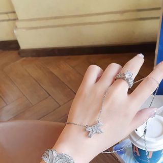 SET ĐỒNG HỒ NỮ CHÍNH HÃNG FUNMEI MẶT NƠ FULL ĐÁ FULLBOX TEM