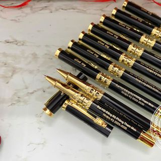 Bộ quà tặng sổ tay_bút ký in khắc logo