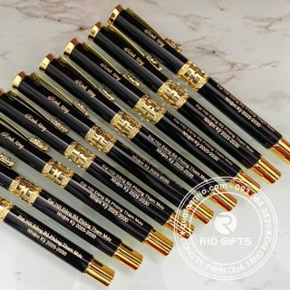 Bộ quà tặng sổ tay_bút ký in khắc logo