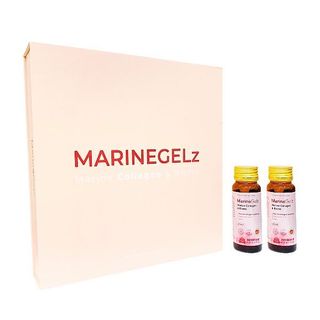 Nước uống bổ sung Collagen - MarineGelZ Hộp 10 lọ 25ml- Collagen Peptide Chính hãng