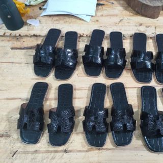 Dép nữ da ca sau