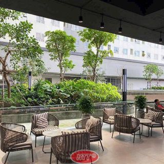 Ghế cafe mây nhựa ngoài trời cao cấp