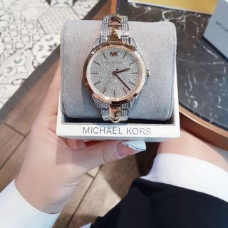 ĐỒNG HỒ NỮ CAO CẤP MICHAEL K 6715 RUNWAY MERCER  ĐÍNH FULL ĐÁ