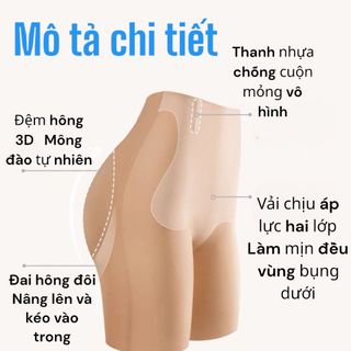 Quần độn mông nữ mút 0,8cm tích hợp gen bụng tạo eo siết đùi