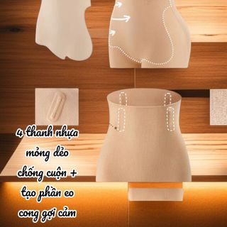Quần độn mông nữ mút 0,8cm tích hợp gen bụng tạo eo siết đùi
