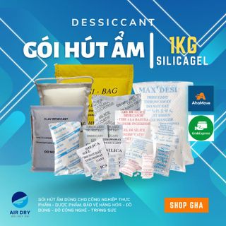 [1KG] Gói Hút Ẩm SilicaGel Loại 1 Hạt hút 100% - Hút Ẩm Hiệu Quả, Bảo Quản Tối Ưu