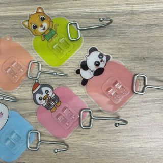 Móc treo Inox dán tường hình thú đáng yêu