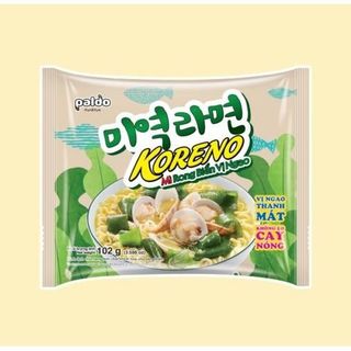 Thùng 24 gói Mì Paldo Koreno rong biển vị ngao gói 102g giá sỉ