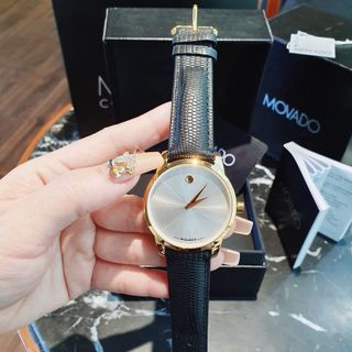 XẢ KHO ĐỒNG HỒ NAM NỮ MÁY THUỴ SĨ MOVAĐU DÂY DA KÍNH SAPHIRE
