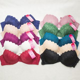 Áo ngực ren vảy cá mút ép 3cm Belle