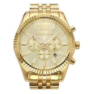 ĐỒNG HỒ NAM CAO CẤP MICHAEL MK8281 CHONOGRAP DÂY THÉP VÀNG FULLBOX