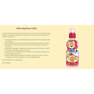 1 Thùng 24 Chai Nước Ép Trái Cây Thương Hiệu Paldo Pororo Nhập Hàn Giá Rẻ Nhất 235ml Date Mới