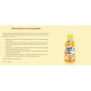 1 Thùng 24 Chai Nước Ép Trái Cây Thương Hiệu Paldo Pororo Nhập Hàn Giá Rẻ Nhất 235ml Date Mới