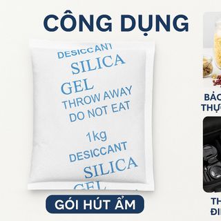 [1KG] Gói Hút Ẩm SilicaGel Loại 1 Hạt hút 100% - Hút Ẩm Hiệu Quả, Bảo Quản Tối Ưu