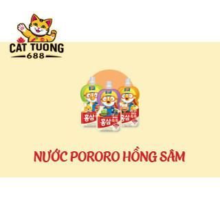 1 Thùng 40 Túi Nước Ép Trái Cây Thương Hiệu Paldo Pororo Hồng Sâm 100ml Date Mới - Hỗ Trợ Thanh Toán Bằng Pi