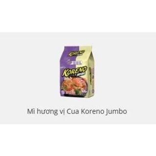 1 Thùng Mì Hàn Quốc Xào Hương Vị Cua Koreno Jumbo Sản Phẩm Được Ưa Chuộng Nhất 2025
