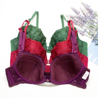 ÁO NGỰC REN THÊU CÀI TRƯỚC lady- sky