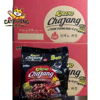 1 Thùng 8 Lốc mì trộn Tương đen Paldo Koreno Vị Cay Và Không Cay (78gr x 40 gói) giá sỉ