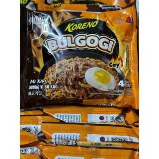 1 Thùng 24 Gói Mì Xào Hương Vị Bò Xào Cay Koreno Bulgogi Sản Phẩm Bán Chạy Nhất Tết 2025