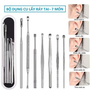 BỘ DỤNG CỤ RÁY TAI 7 MÓN