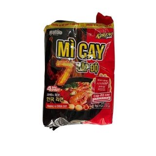 1 Thùng 10 Lốc Koreno Jumbo Mì Cay 7 Cấp Độ – Thách Thức Vị Giác, Kích Thích Đam Mê
