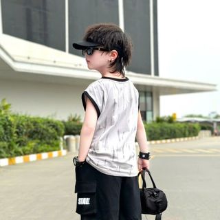 Bộ cotton bé trai 3–10 tuổi – hàng sỉ giá xưởng