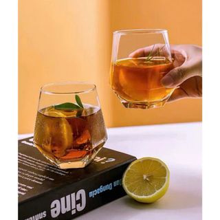 BỘ 6 LY THỦY TINH 330ML ĐẾ LỤC GIÁC